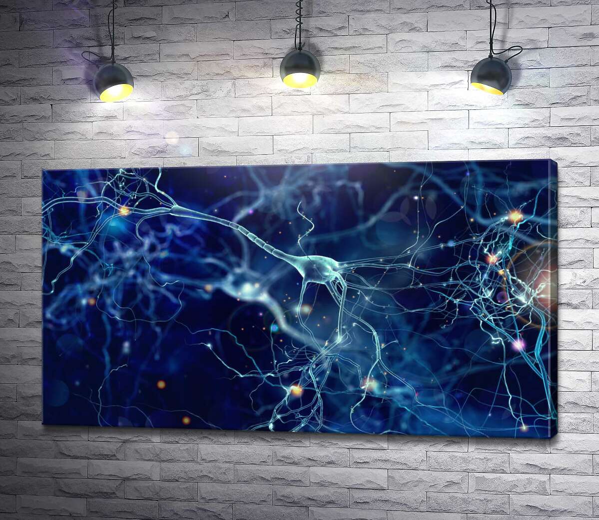 картина Об'ємне зображення нервової клітини