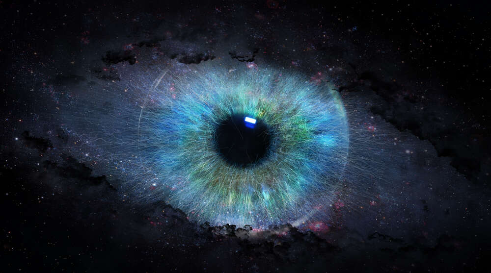 картина-постер Пронизливе космічне око