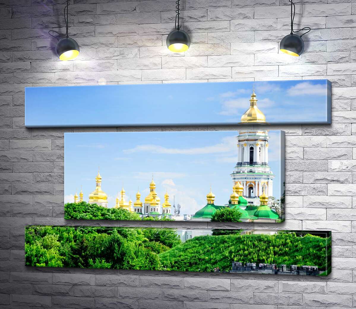 модульна картина Золоті куполи Києво-Печерської лаври (Модуль №18)