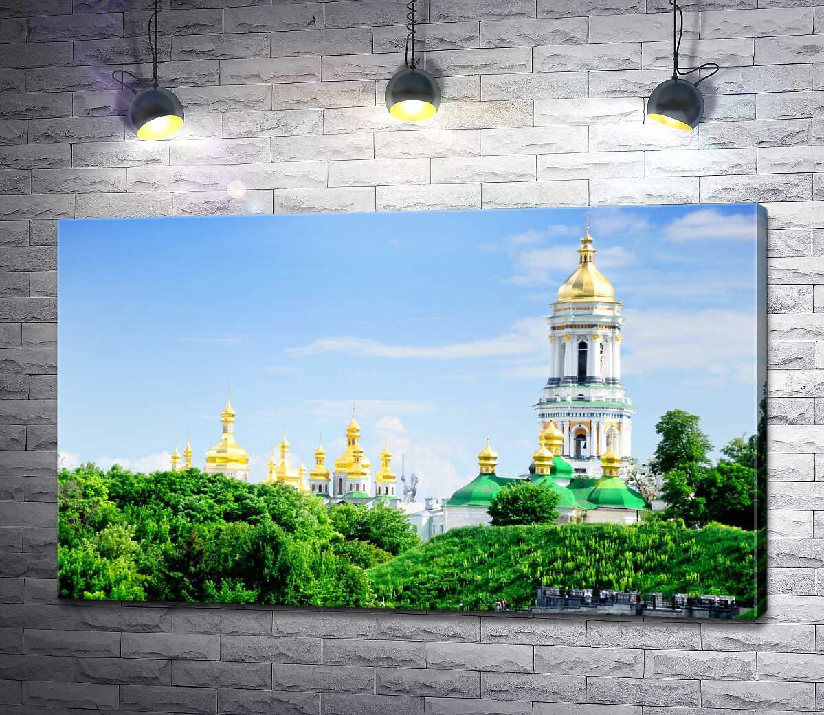 картина Золотые купола Киево-Печерской лавры