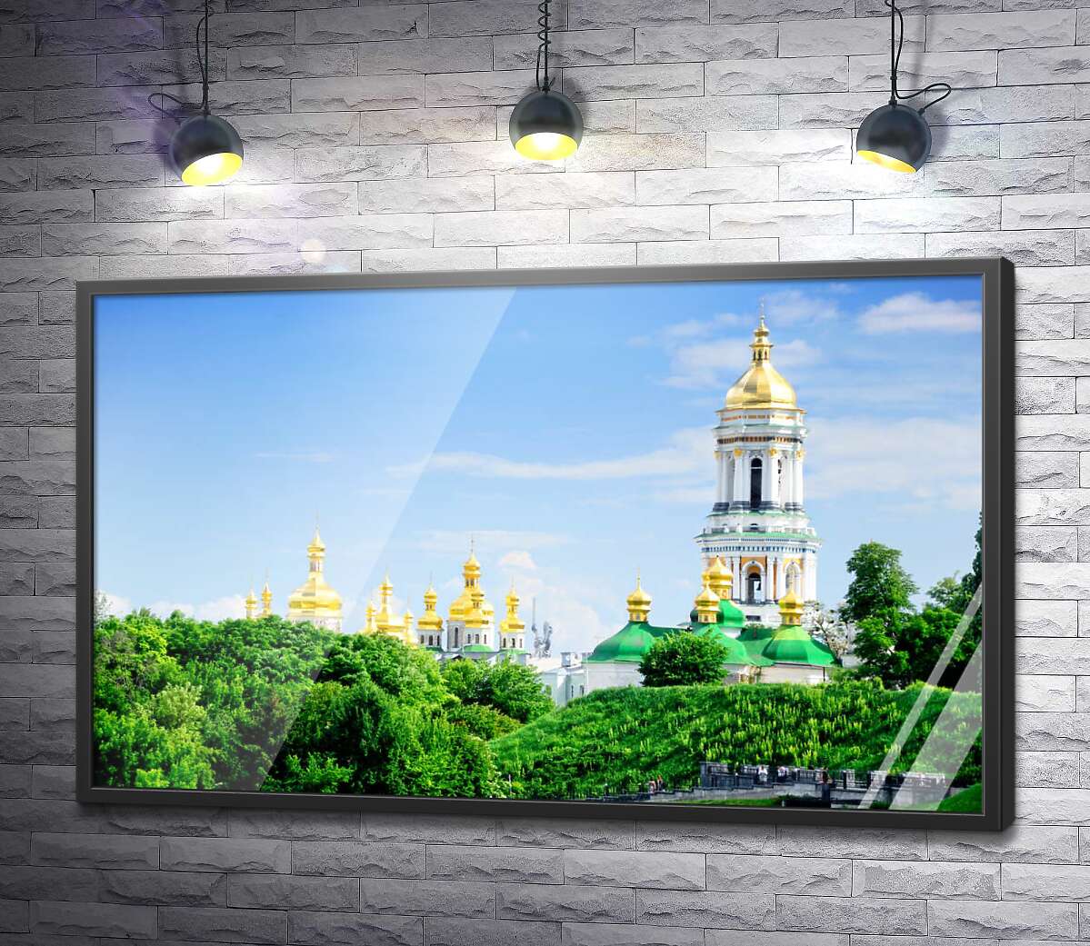 постер Золотые купола Киево-Печерской лавры