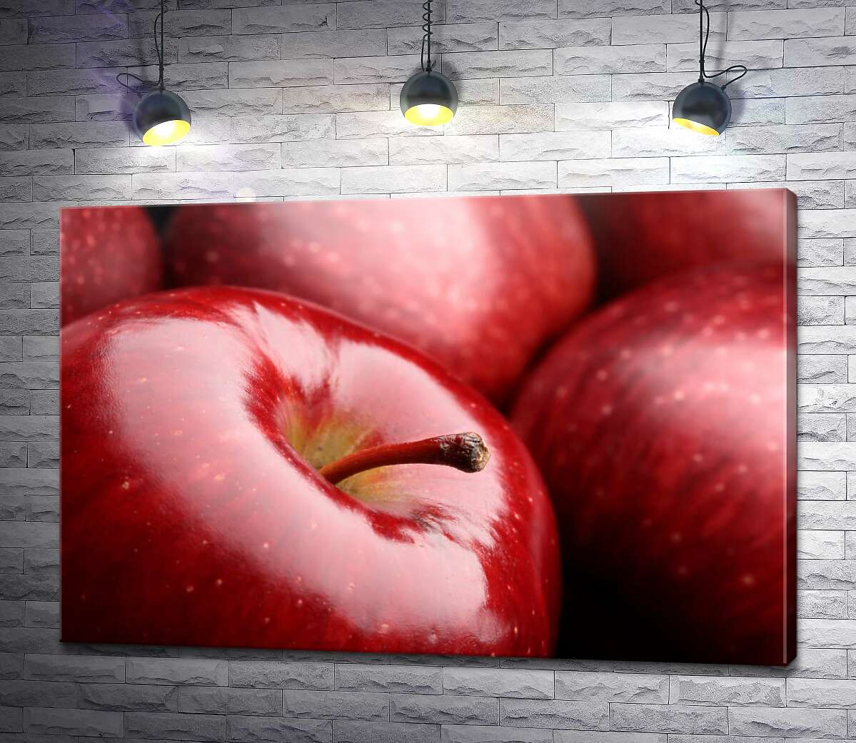картина Соковиті червоні яблука