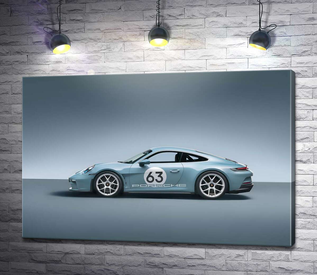 картина Изящный спорткар Porsche 911 ST