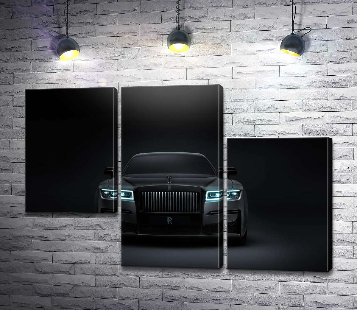 модульная картина Призрачный Rolls Royce Ghost (Модуль №13)