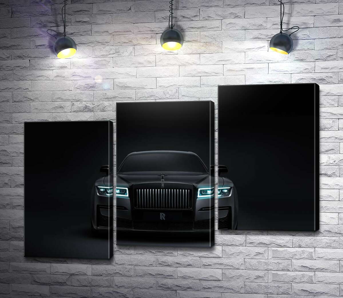 модульная картина Призрачный Rolls Royce Ghost (Модуль №14)