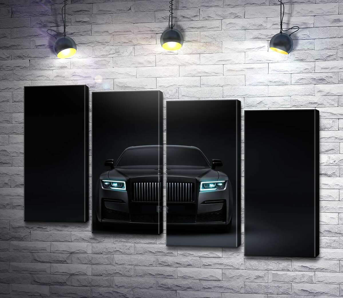 модульная картина Призрачный Rolls Royce Ghost (Модуль №19)