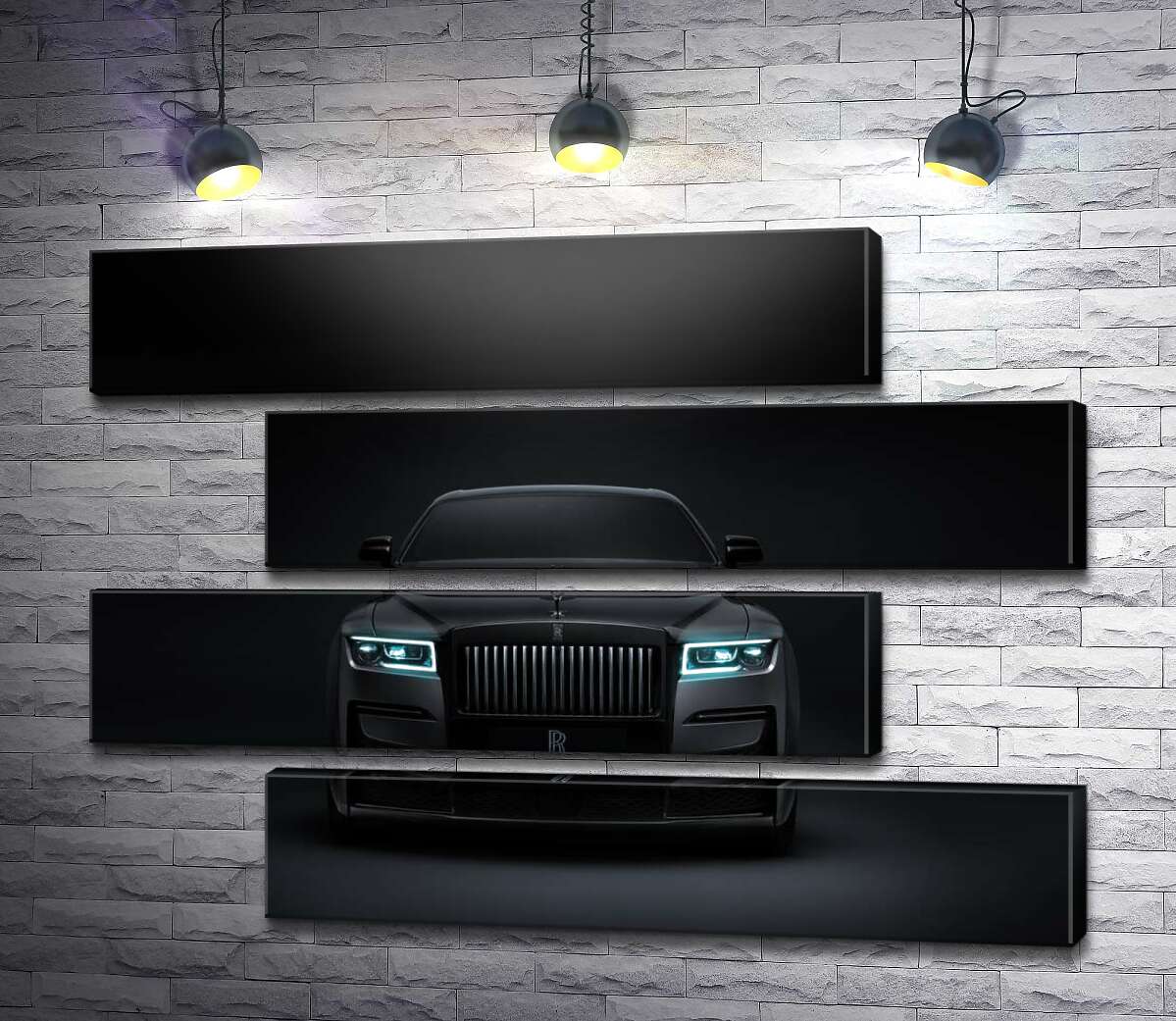 модульная картина Призрачный Rolls Royce Ghost (Модуль №23)