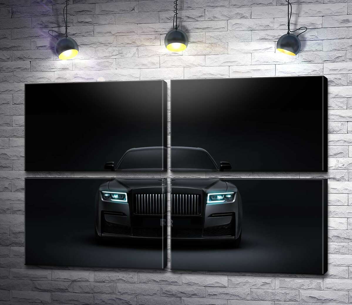 модульная картина Призрачный Rolls Royce Ghost (Модуль №25)