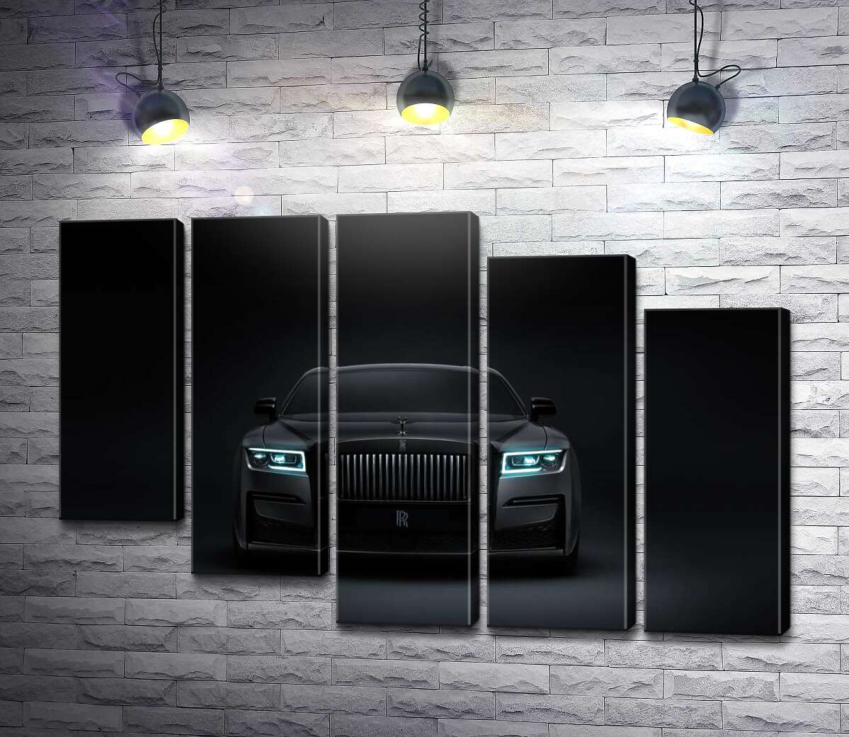 модульная картина Призрачный Rolls Royce Ghost (Модуль №28)