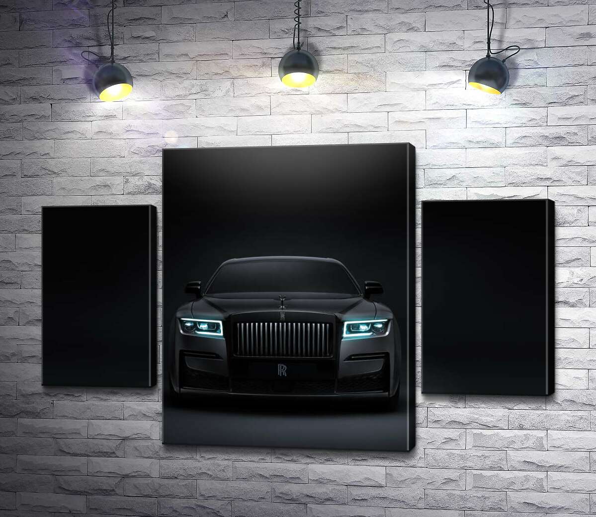 модульная картина Призрачный Rolls Royce Ghost (Модуль №5)