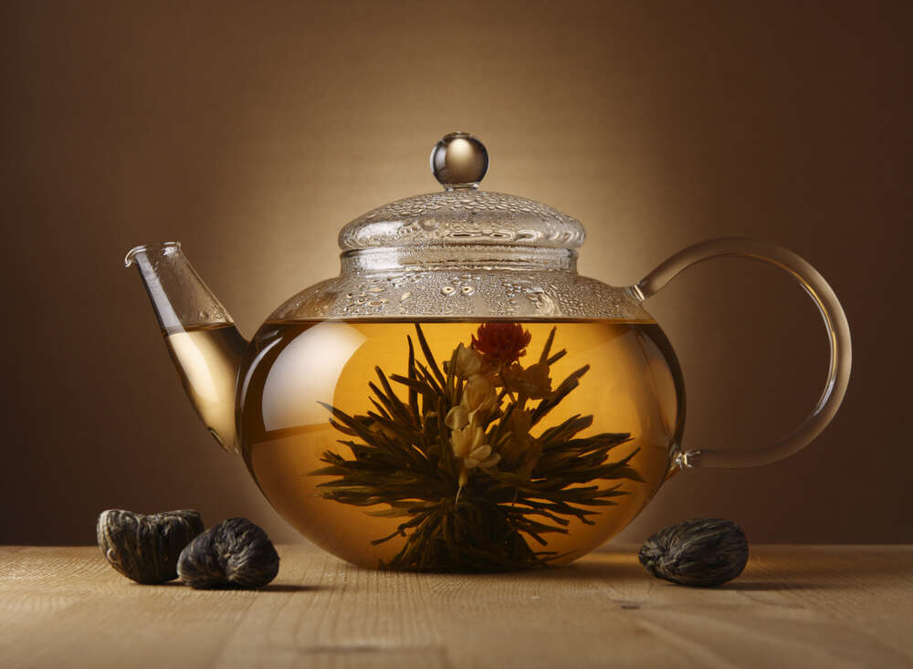 картина-постер Яскрава квітка зв'язаного чаю