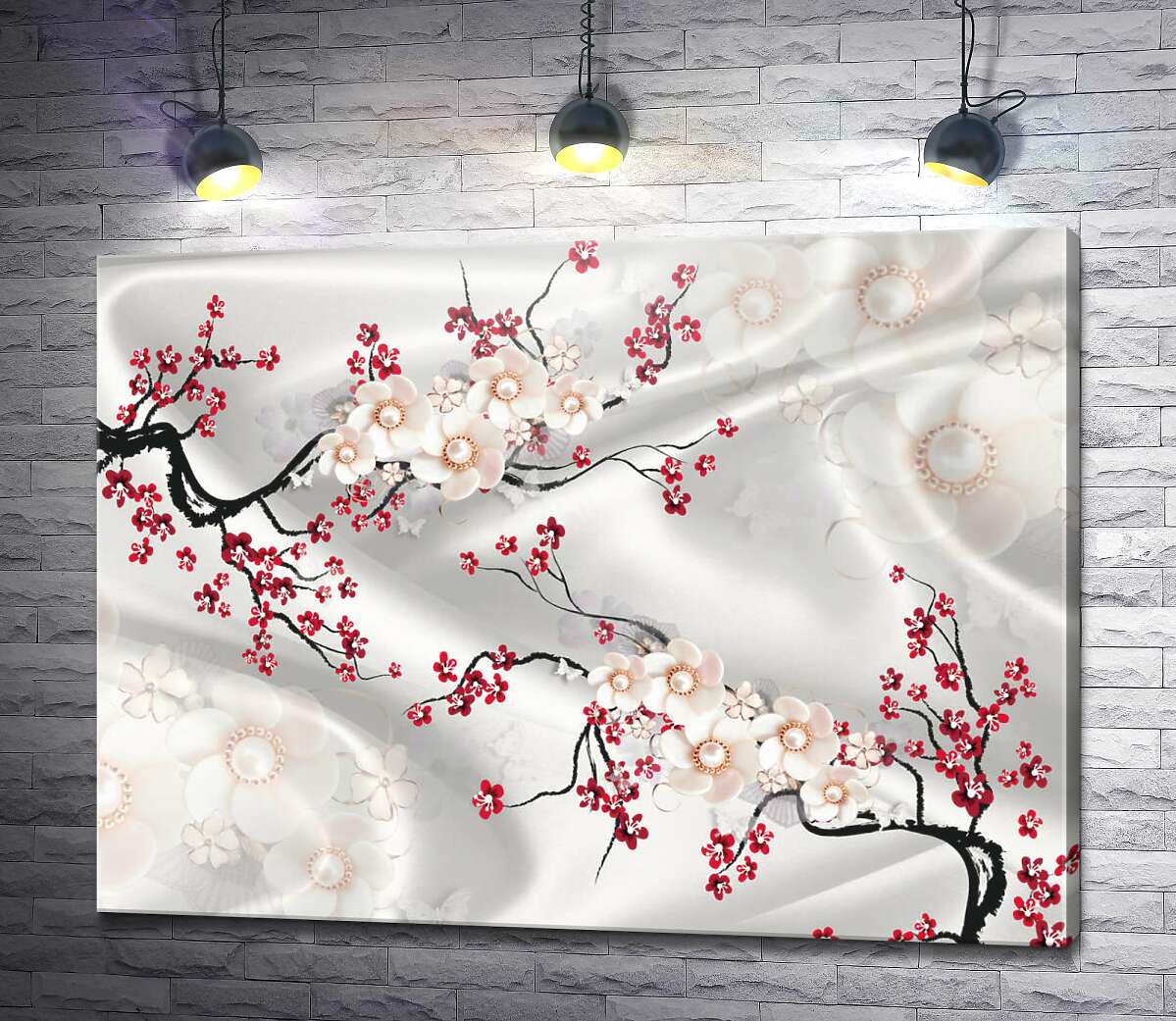 картина Жемчужные цветы сакуры