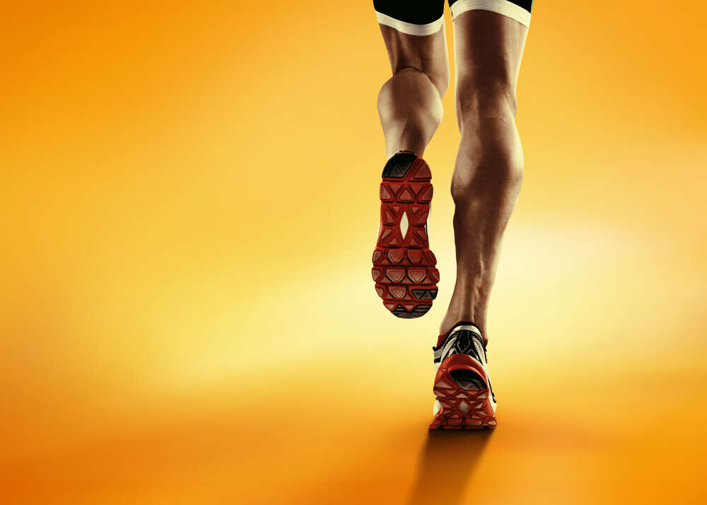 картина-постер Ноги професійного бігуна