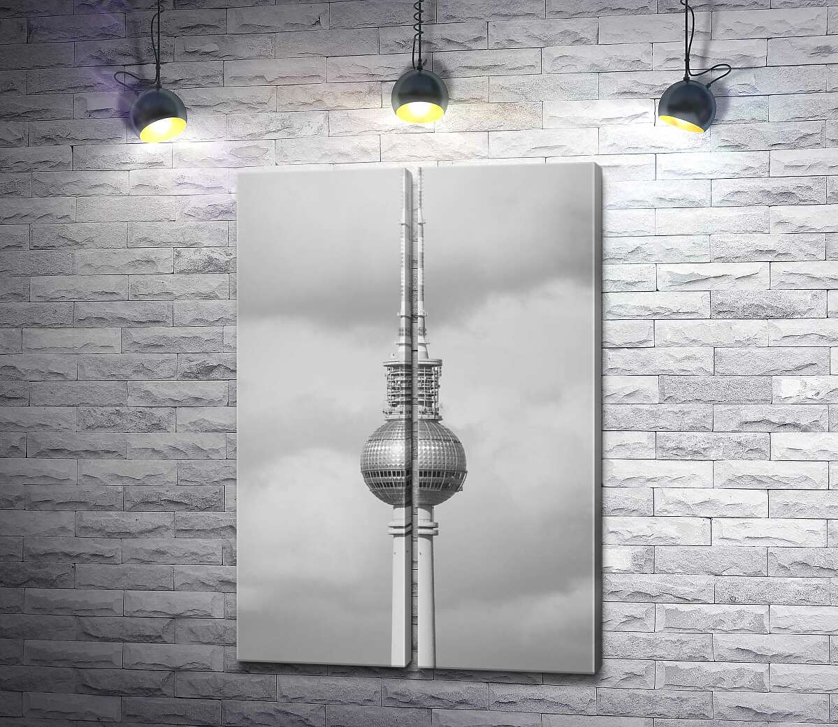 модульная картина Берлинская телевизионная башня