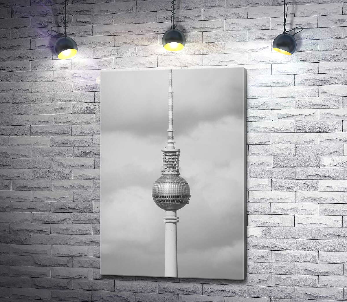 картина Берлинская телевизионная башня