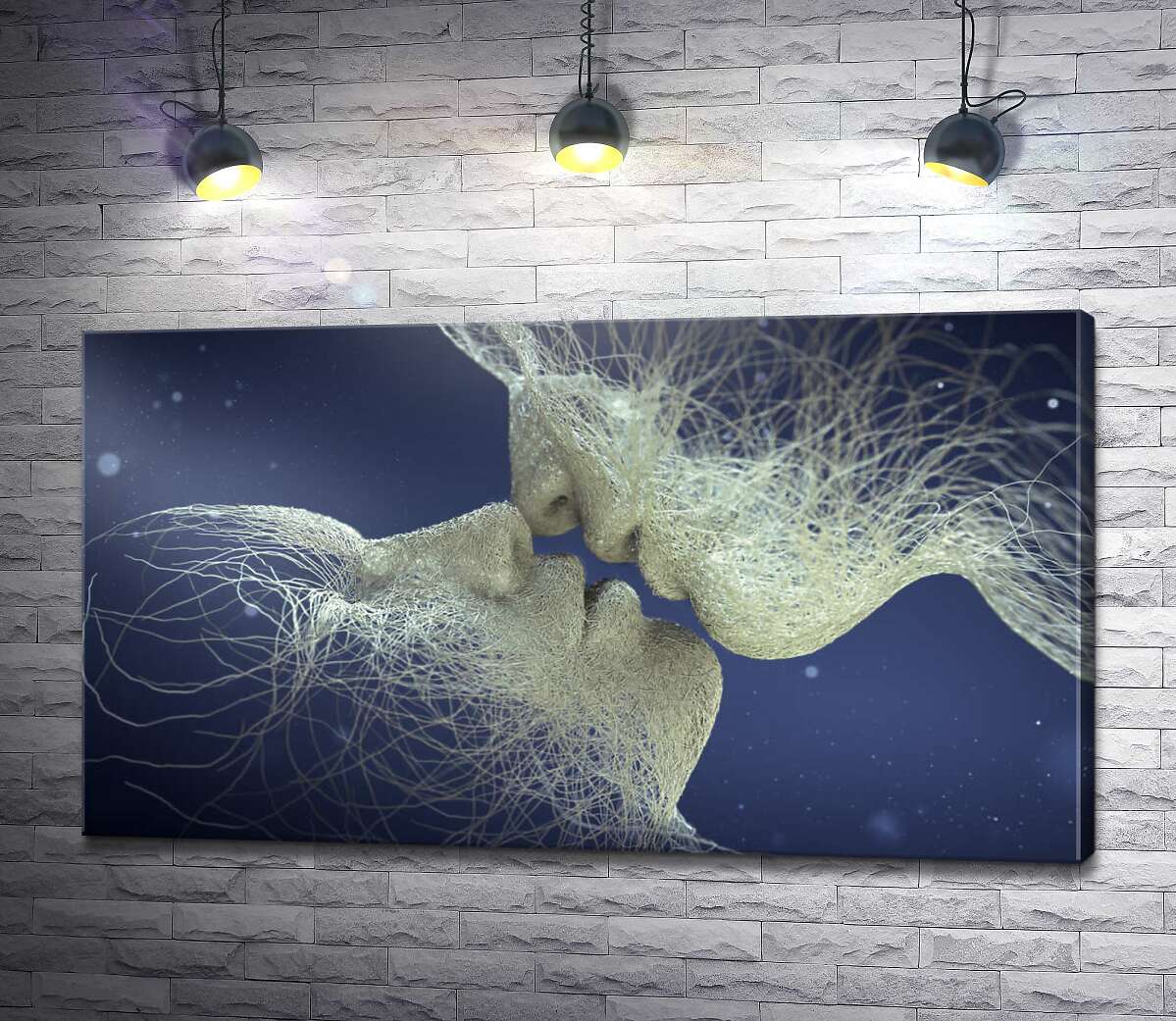 картина Поцілунок абстрактних образів