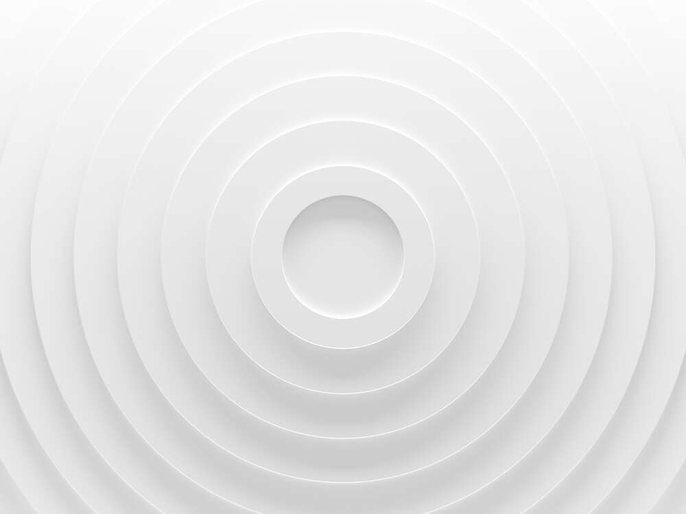 картина-постер Кремово белые круги