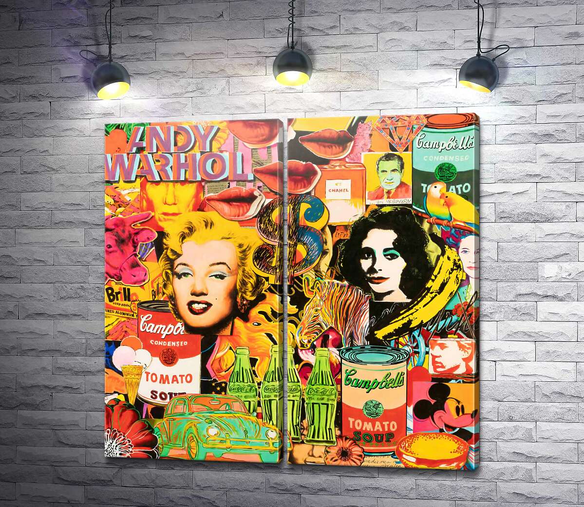 модульна картина Арт плакат з Мерлін Монро
