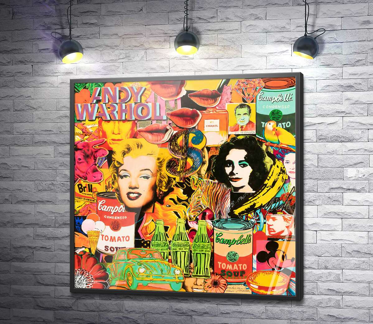 постер Арт плакат з Мерлін Монро