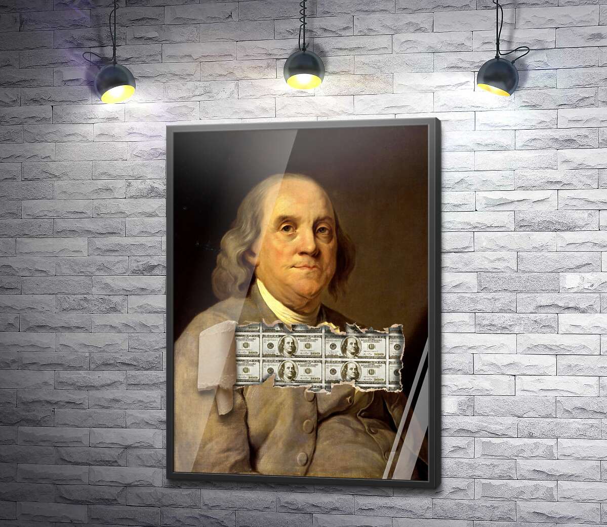 постер Франклин и доллары