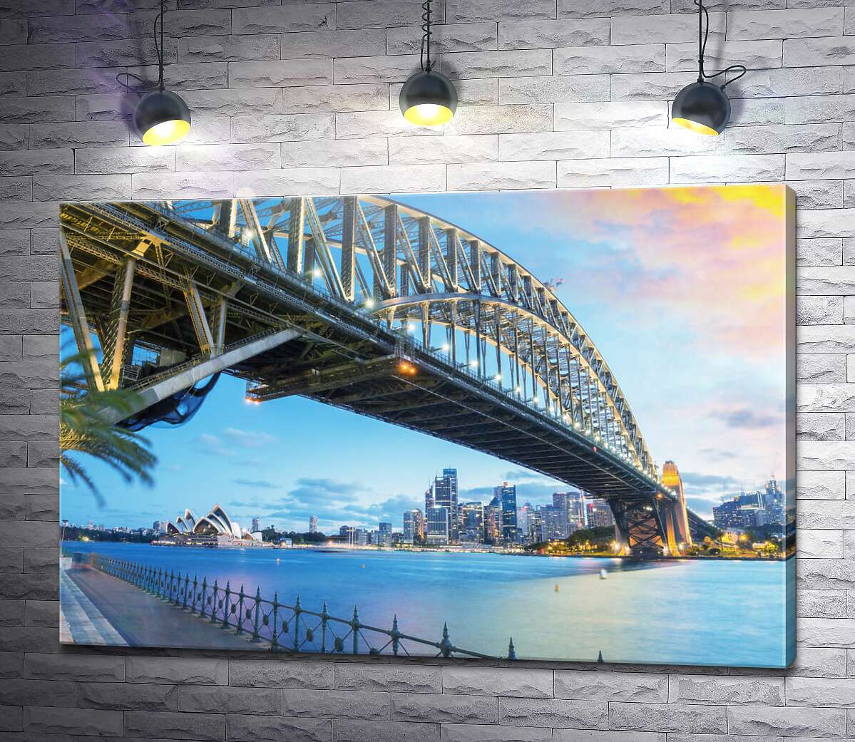 картина Сиднейский мост на фоне небесной лазури