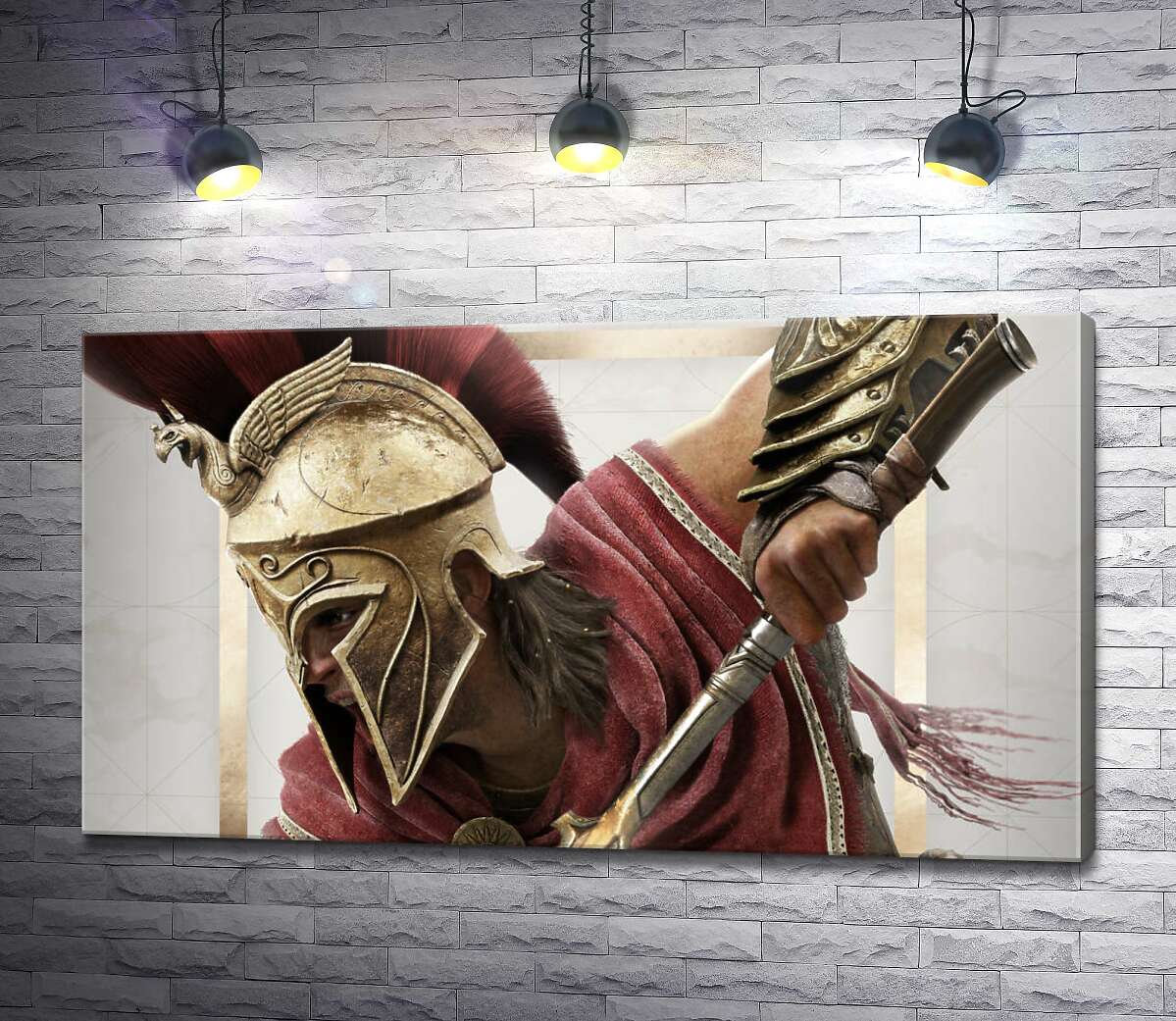 картина Воїн-спартанець у битві