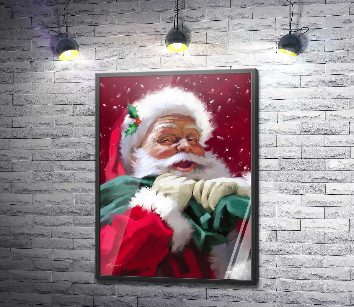 постер Портрет Санта Клауса