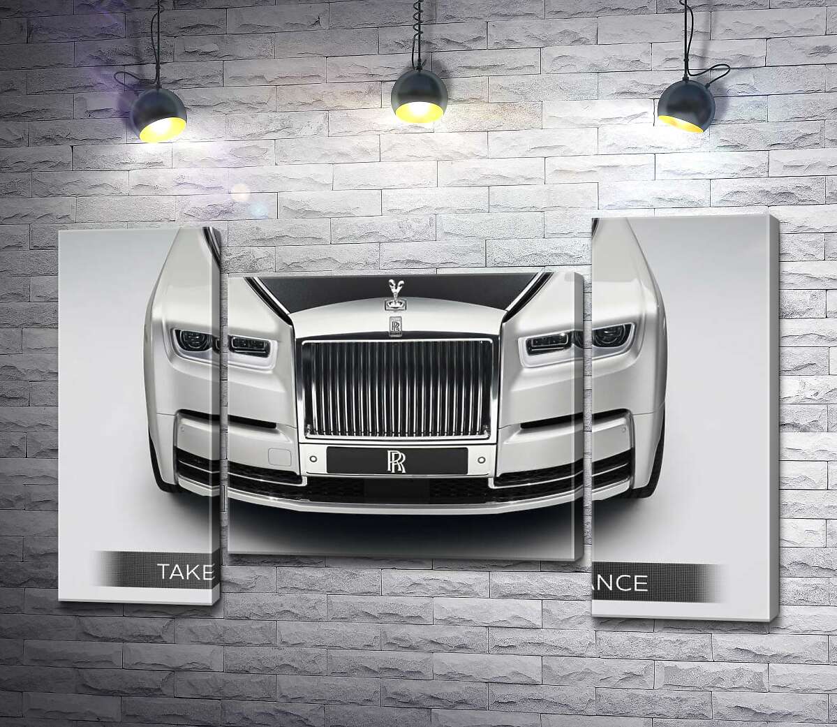 модульна картина Стильний Rolls Royce - Take the risk or lose the chance (Модуль №11)