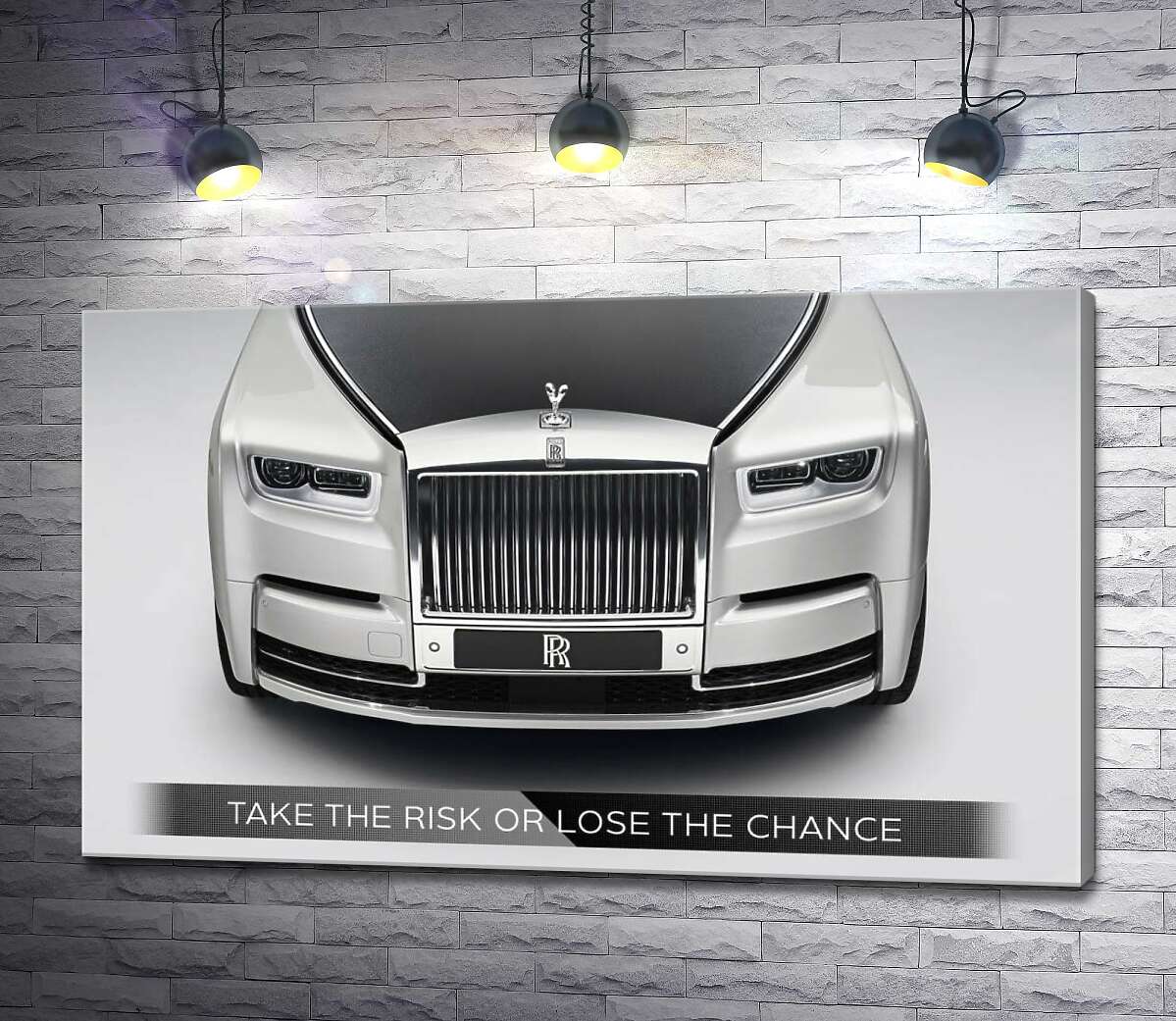 картина Стильный Rolls Royce - Take the risk or lose the chance