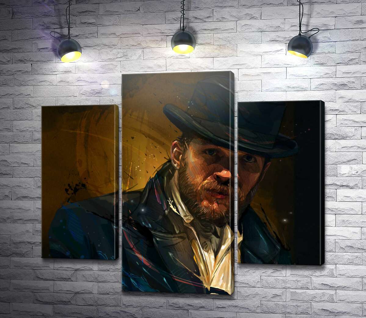 модульна картина Алфі Соломонс з Гострих Козирків (Модуль №10)