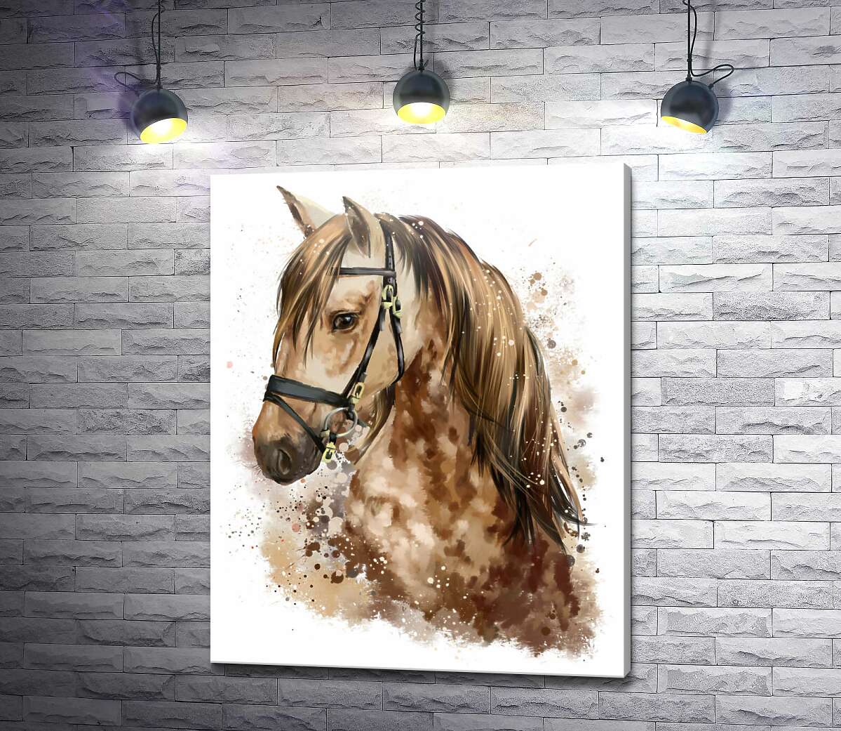 картина Портрет каурой лошади