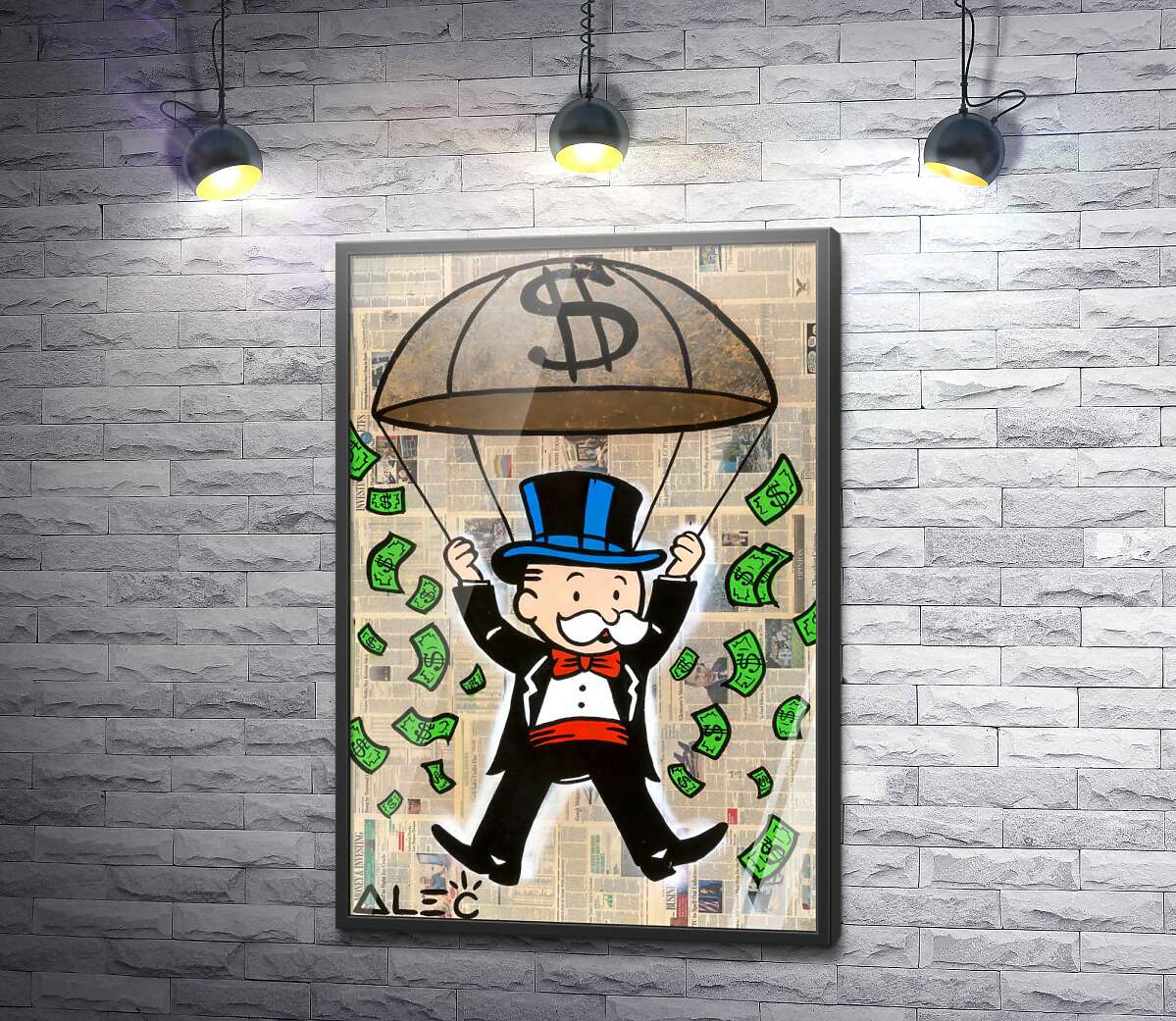 постер Пеннибэгс спускается на денежном парашюте