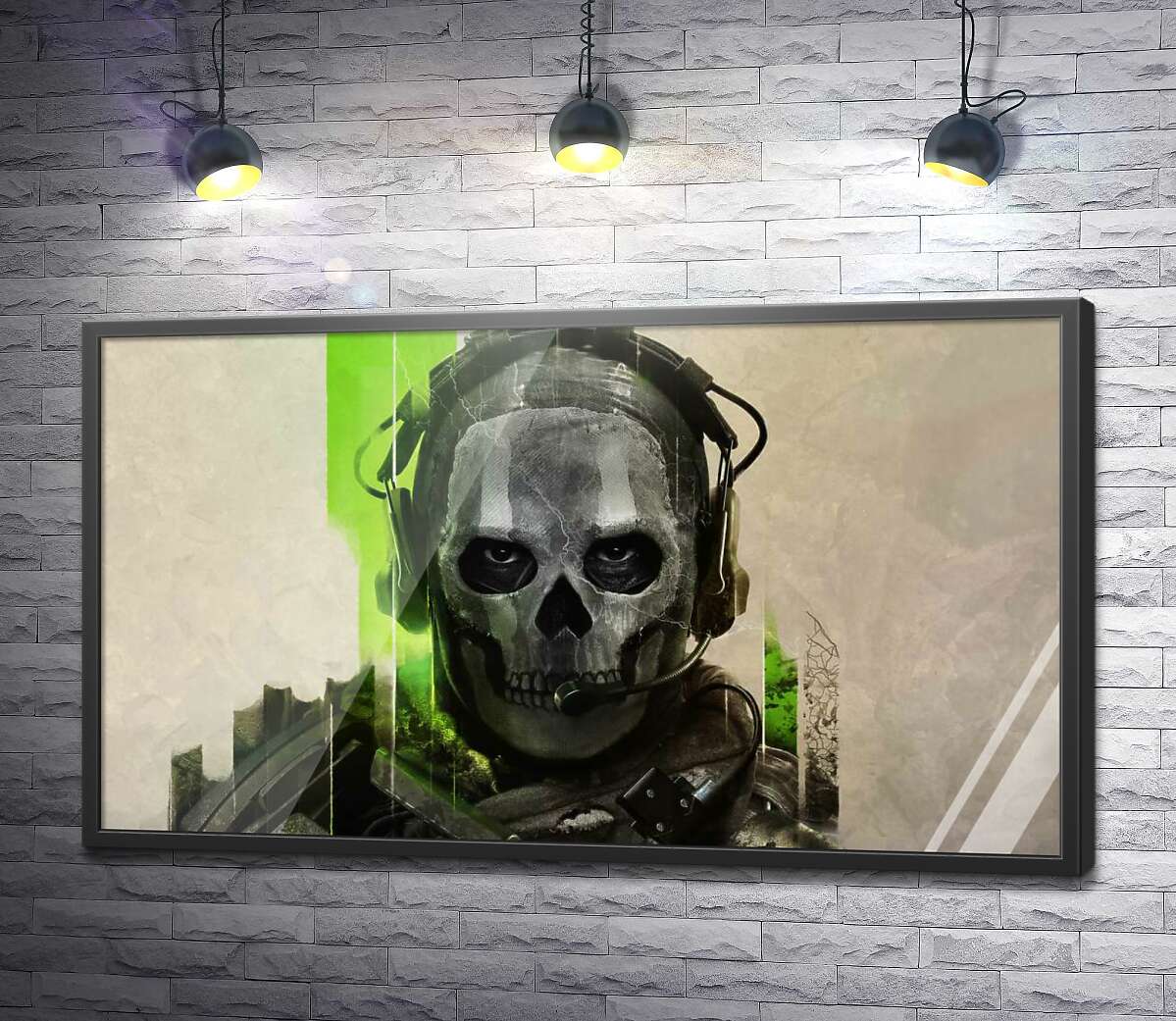 постер Призрачный воин, персонаж Call of Duty