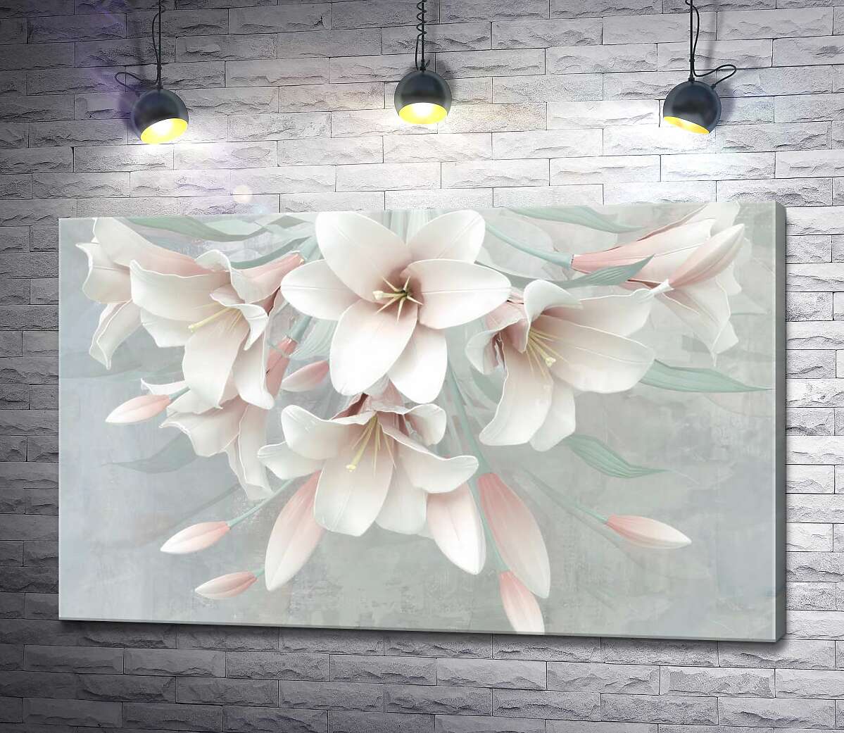 картина Ніжний розсип квітів лілії