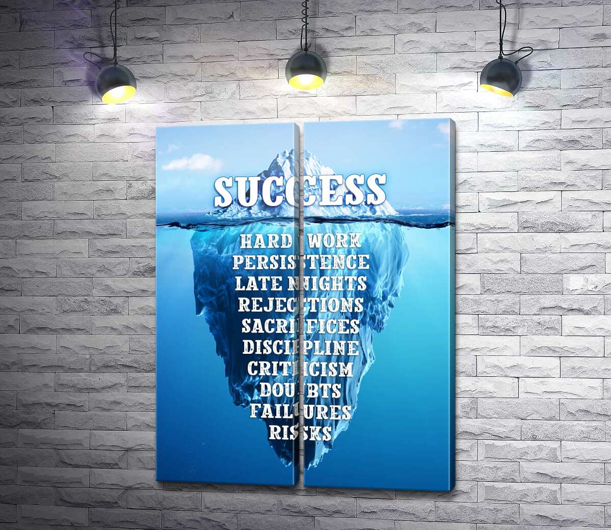 модульная картина Плакат "Путь к успеху"