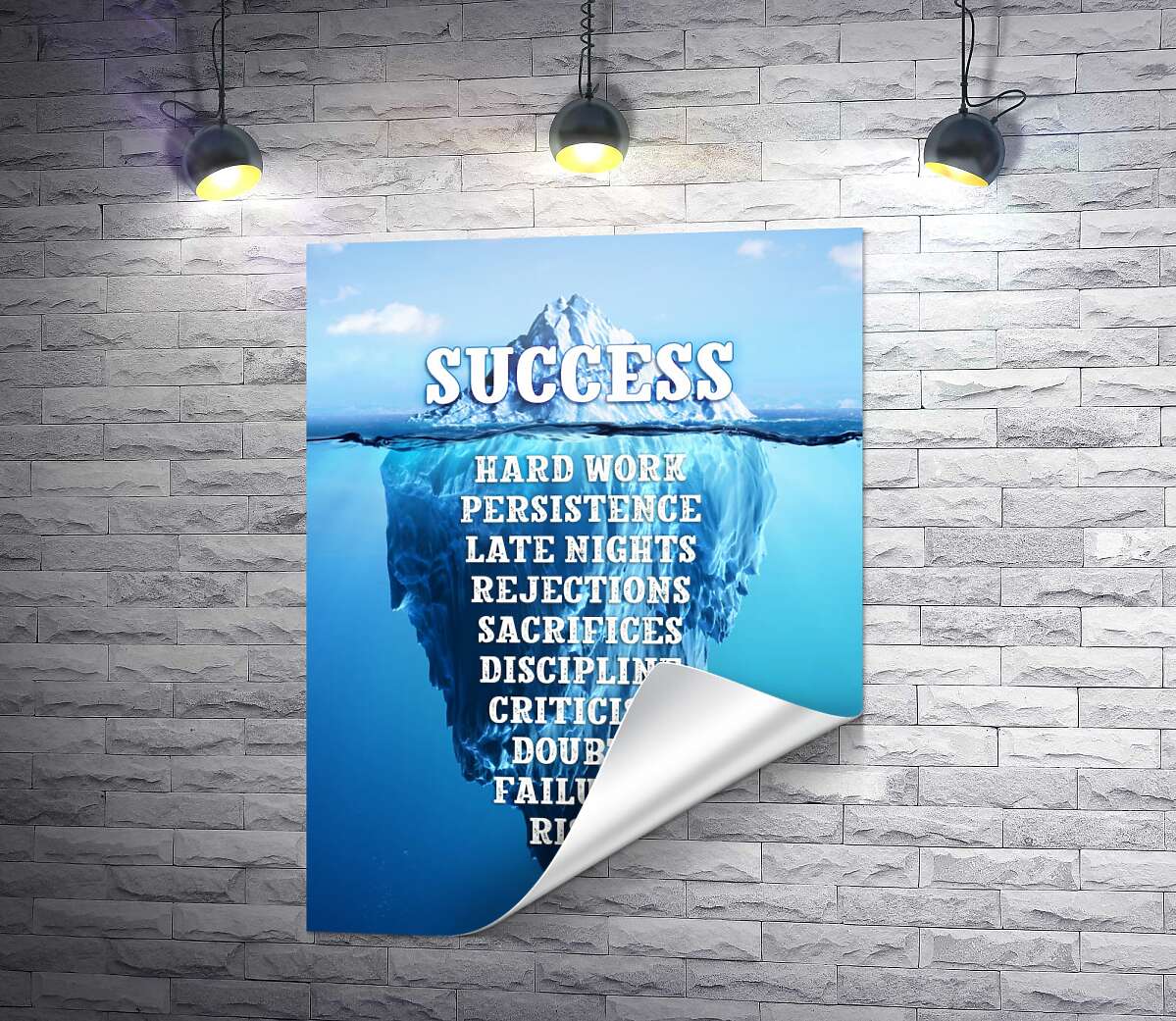 печать Плакат "Путь к успеху"