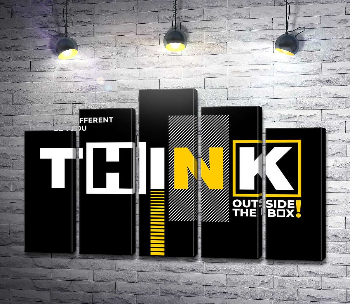 модульна картина Мотиваційний плакат: Think (Модуль №29)