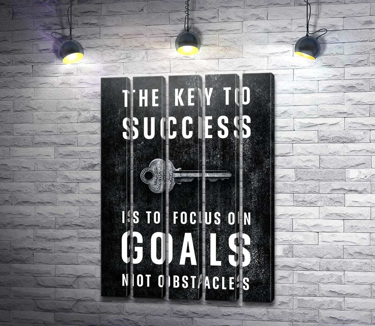 модульна картина Мотиваційний плакат: The key to success (Модуль №26)