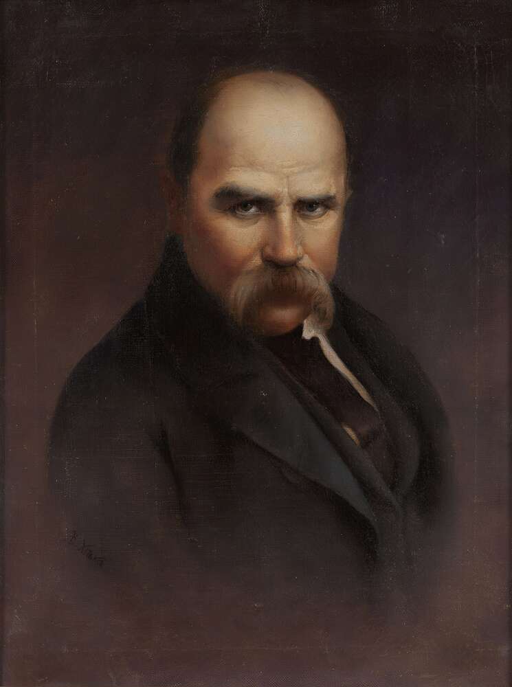 картина-постер Портрет Тараса Григорьевича Шевченко