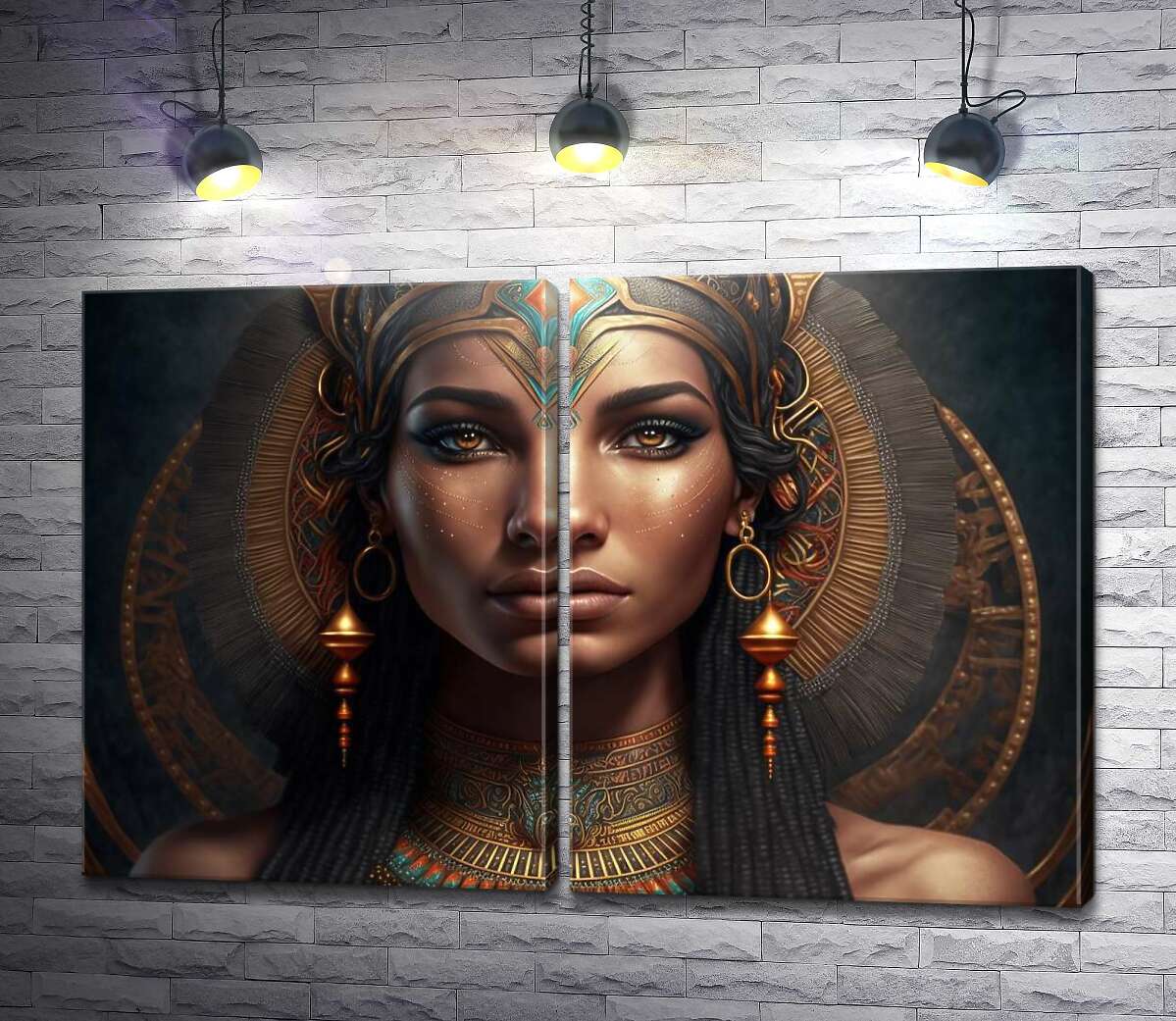 модульная картина Древнеегипетская принцесса