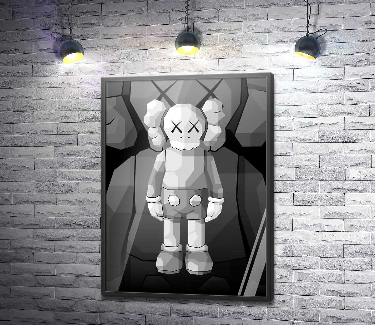 постер Арт фигурка Kaws Companion