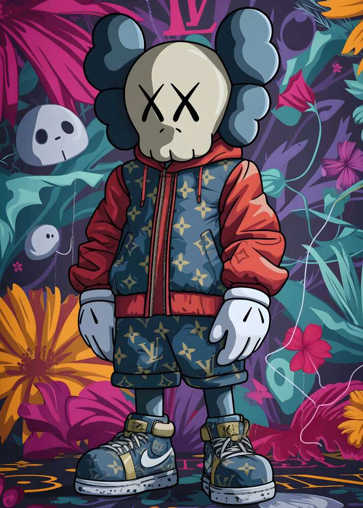 картина Стильний персонаж Kaws