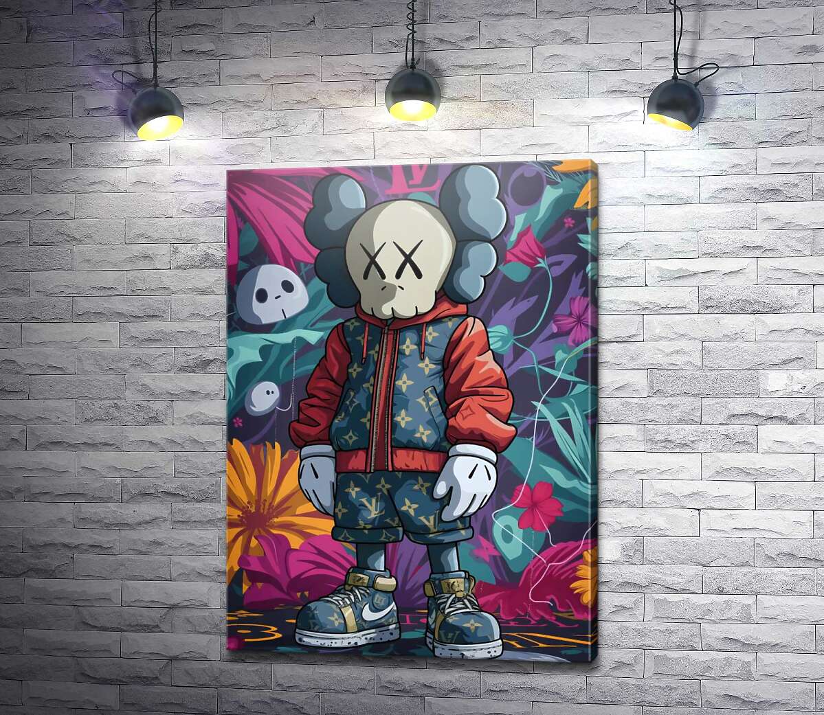 картина Стильний персонаж Kaws