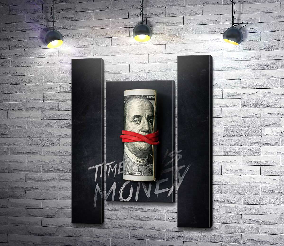 модульна картина Час - гроші. Time is money. (Модуль №11)