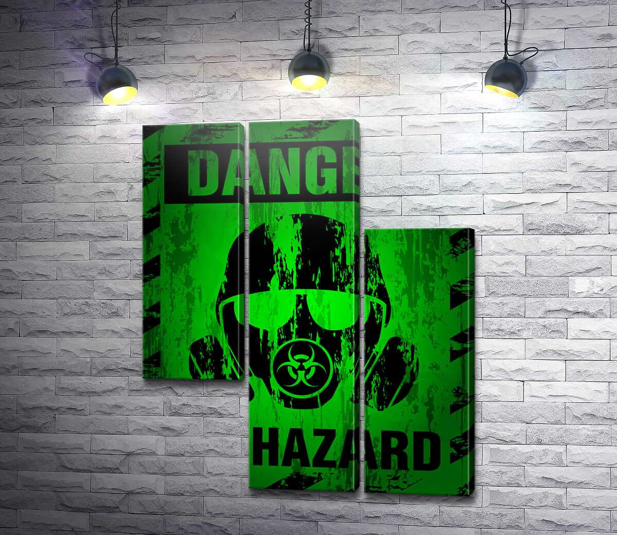 модульна картина Вивіска Biohazard (Модуль №13)
