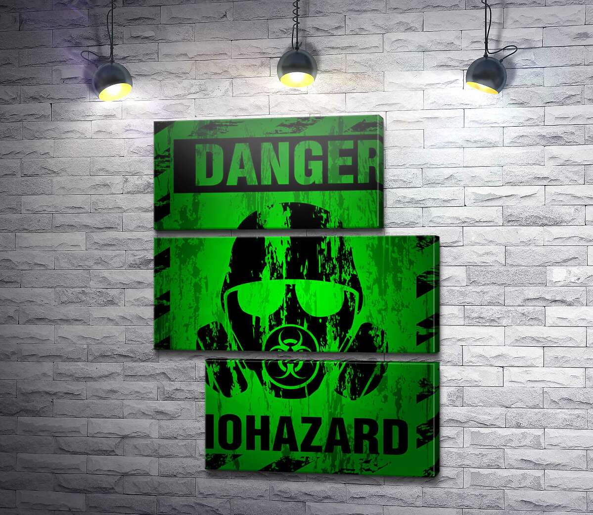 модульна картина Вивіска Biohazard (Модуль №16)