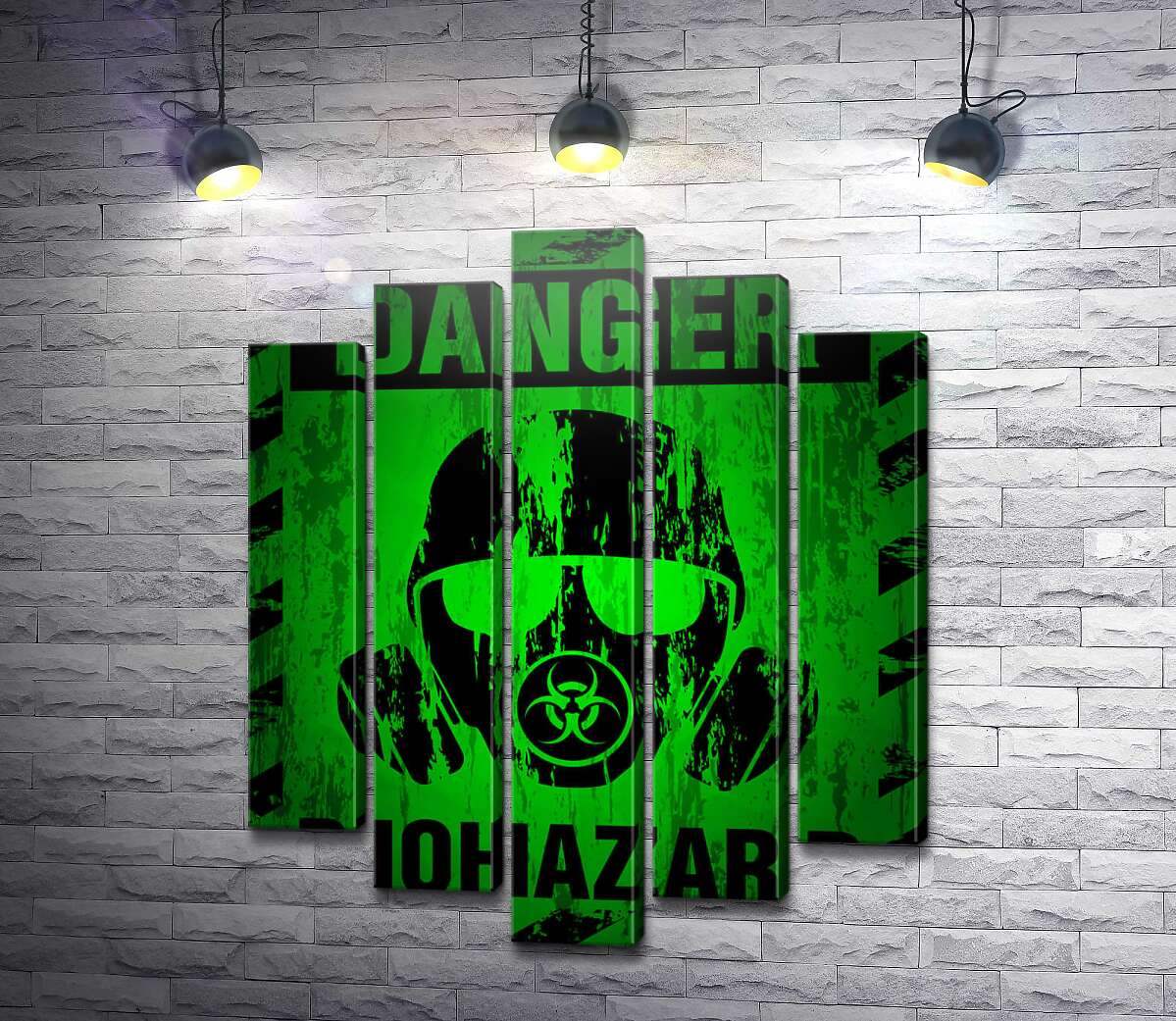 модульна картина Вивіска Biohazard (Модуль №4)