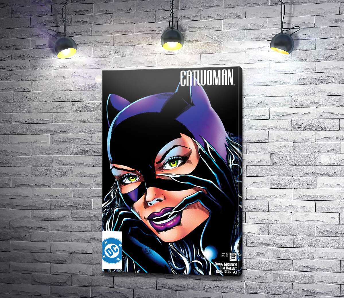 картина Женщина-кошка из комиксов DC