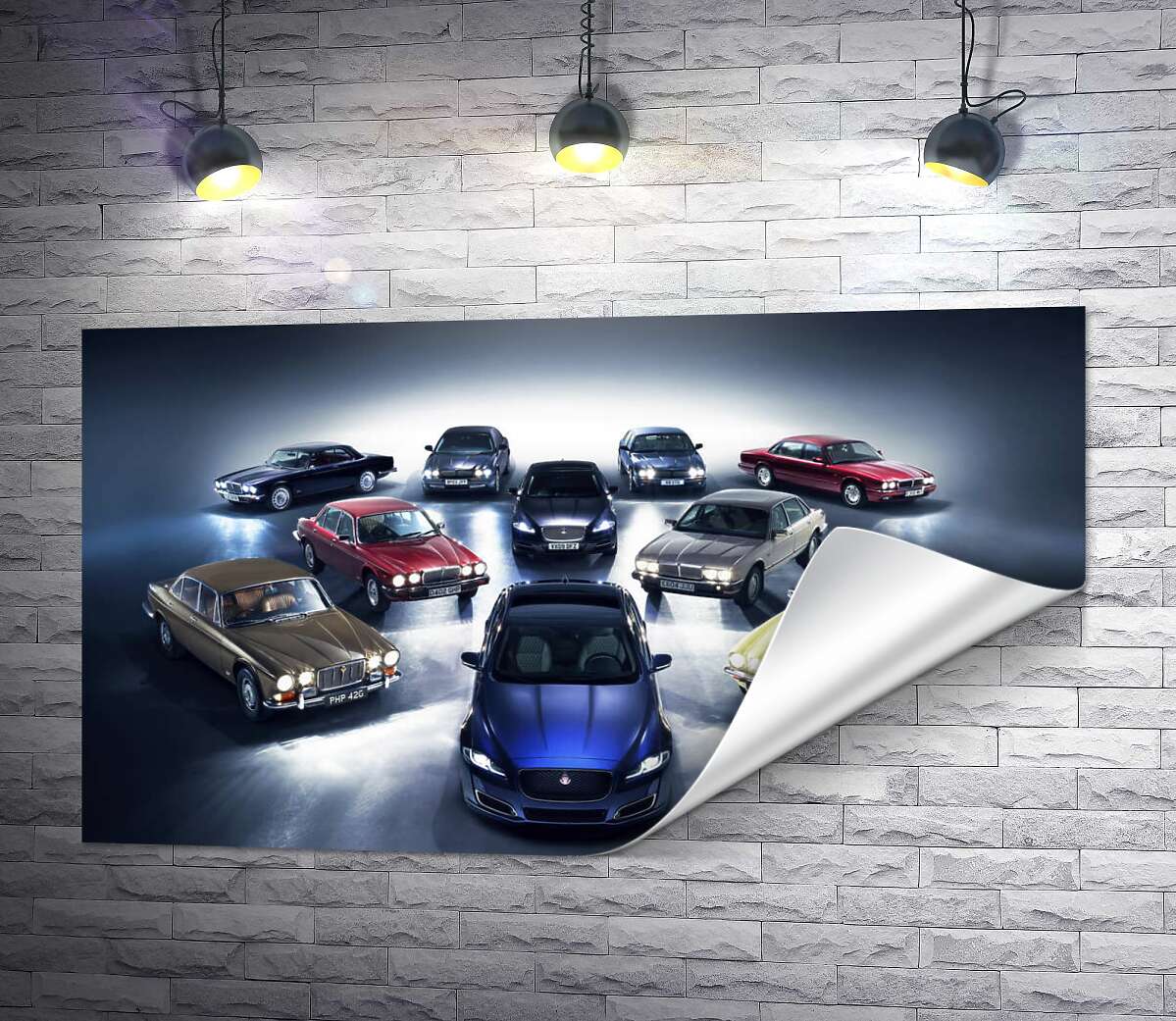 друк Еволюція автомобілів Jaguar