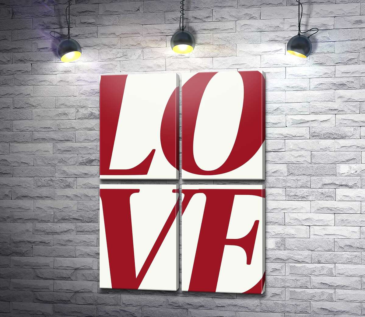 модульная картина Love (Модуль №25)